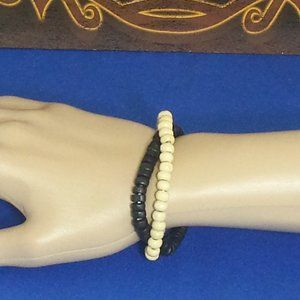 Two Wooden Bracelet Set (Men's)